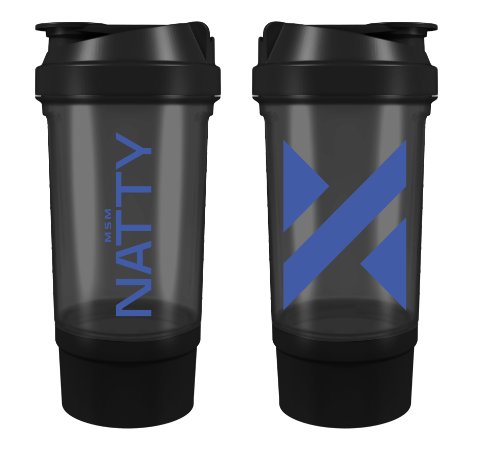NATTY Shaker 360+ 500ml + 150ml EKSTRA NODALĪJUMS