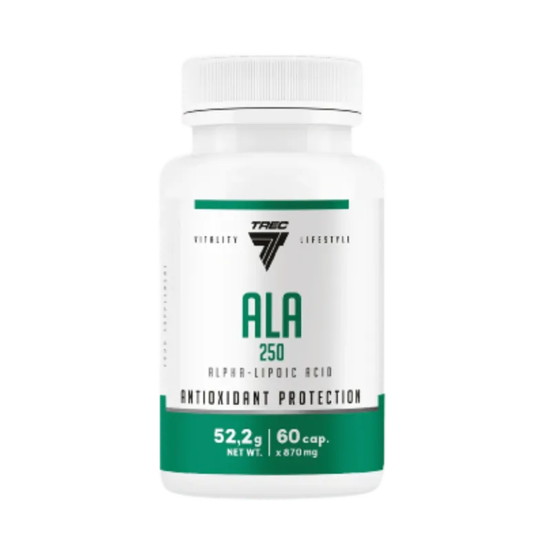 TREC Vitality Alfa liposkābe / Alpha-lipoic acid (60 kapsulas)