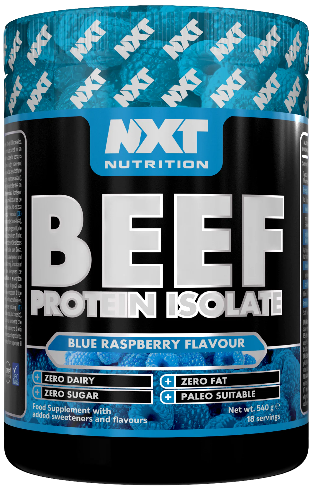 NXT Liellopu proteīna izolāts / Beef Protein Isolate 540 g