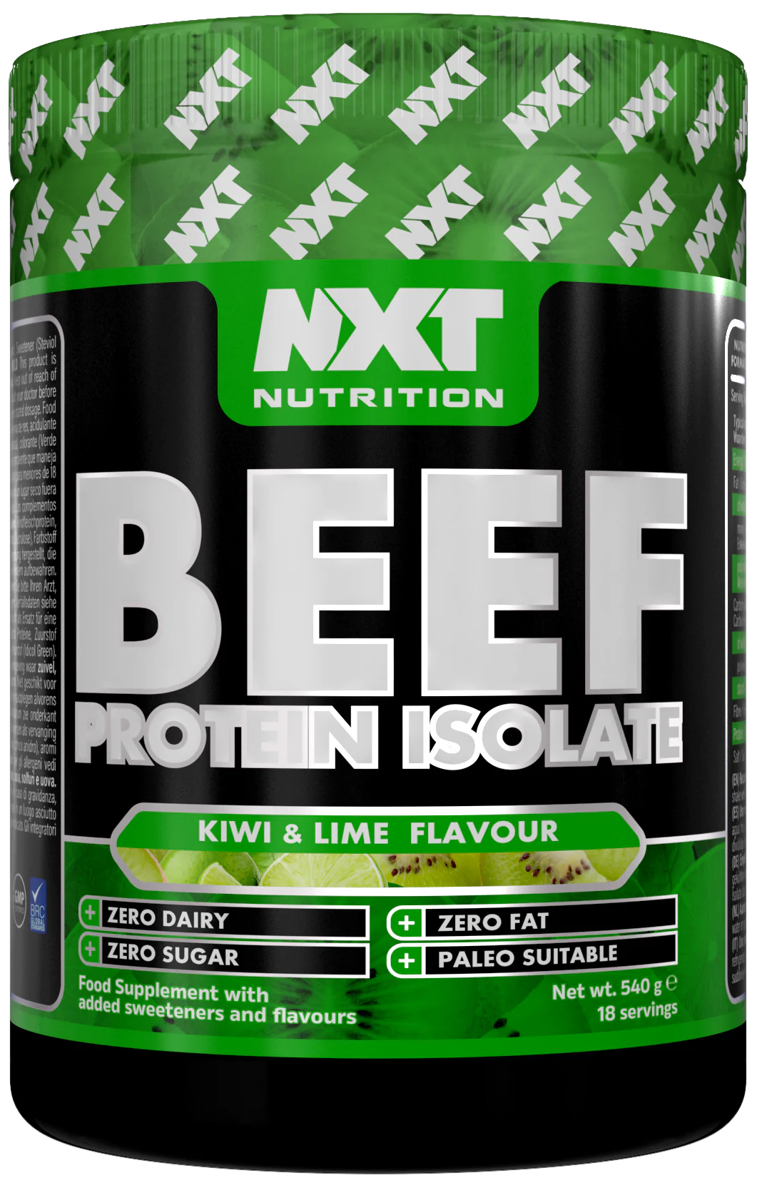 NXT Liellopu proteīna izolāts / Beef Protein Isolate 540 g