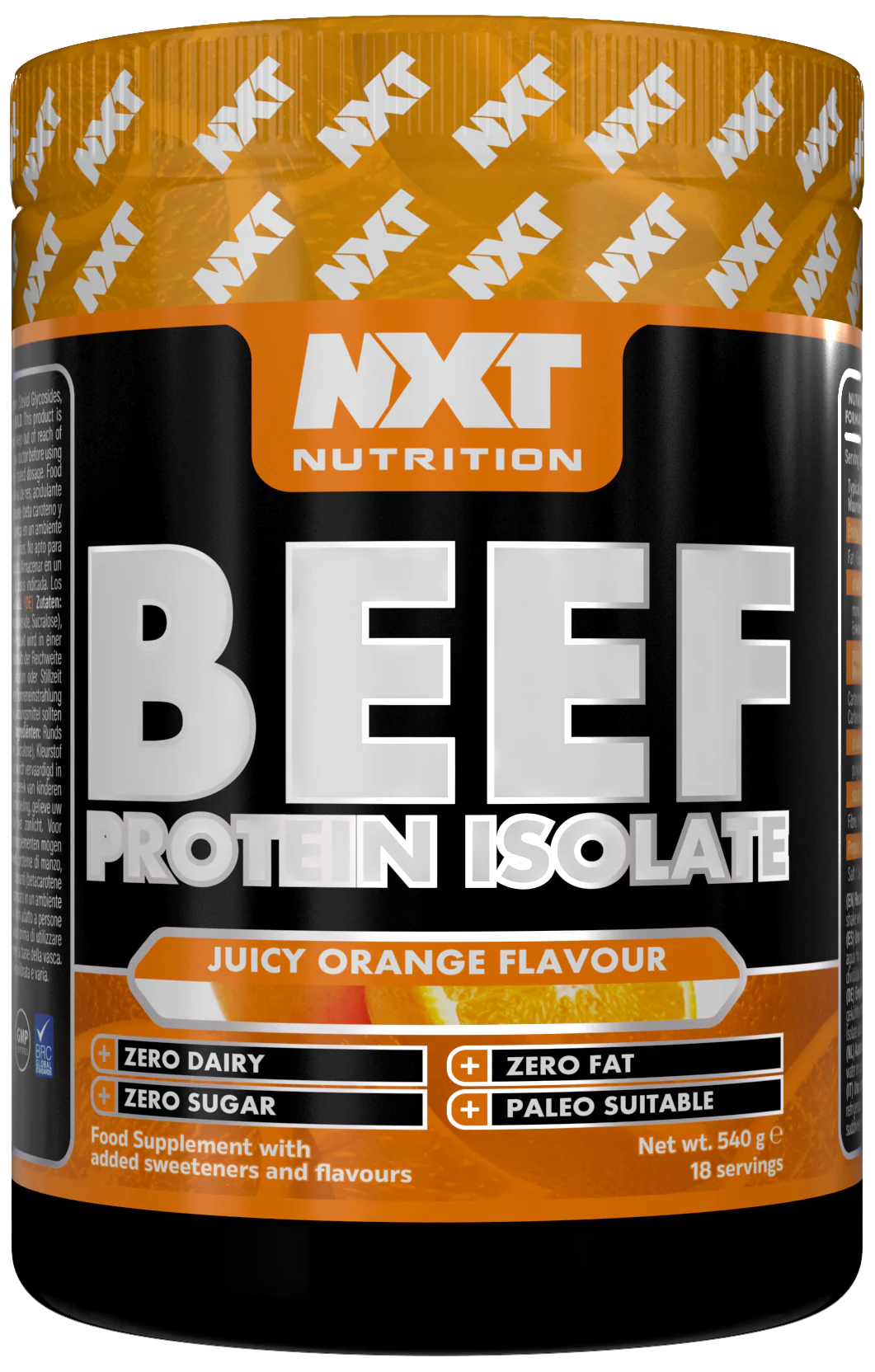 NXT Liellopu proteīna izolāts / Beef Protein Isolate 540 g