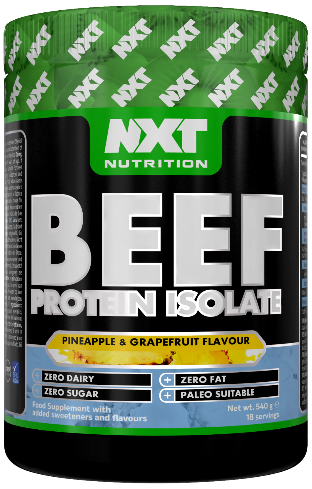 NXT Liellopu proteīna izolāts / Beef Protein Isolate 540 g