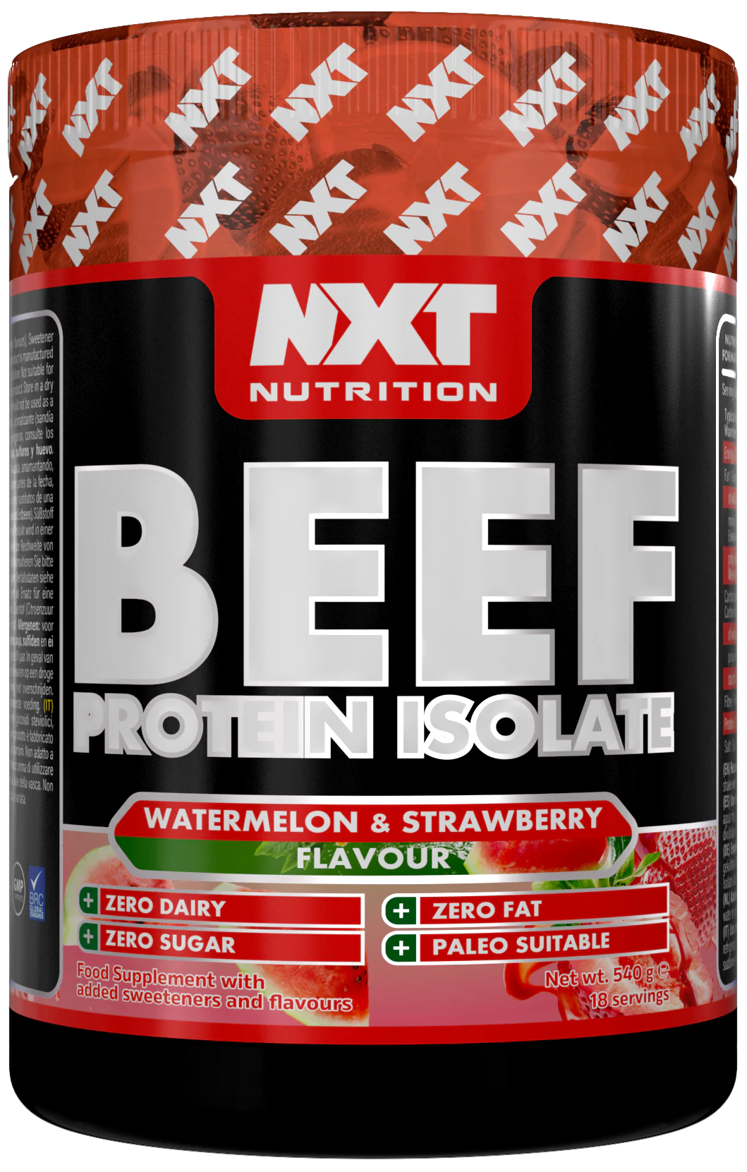 NXT Liellopu proteīna izolāts / Beef Protein Isolate 540 g