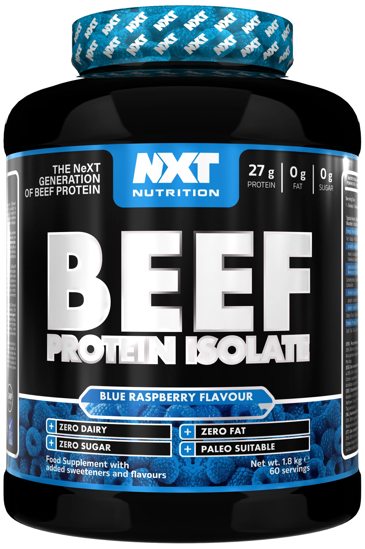 NXT Nutrition Liellopa proteīna izolāts / Beef Protein Isolate 1.8kg