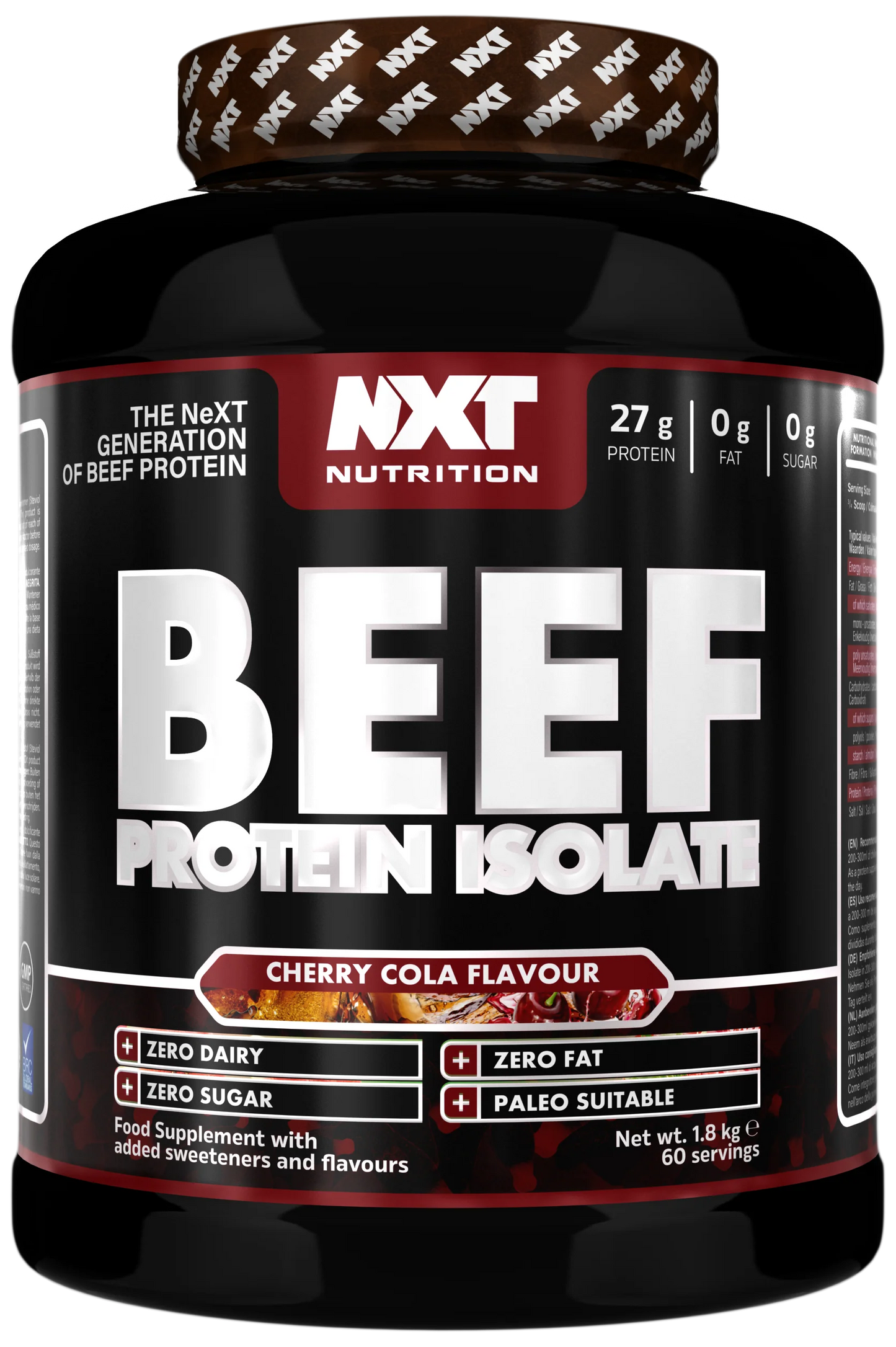 NXT Nutrition Liellopa proteīna izolāts / Beef Protein Isolate 1.8kg