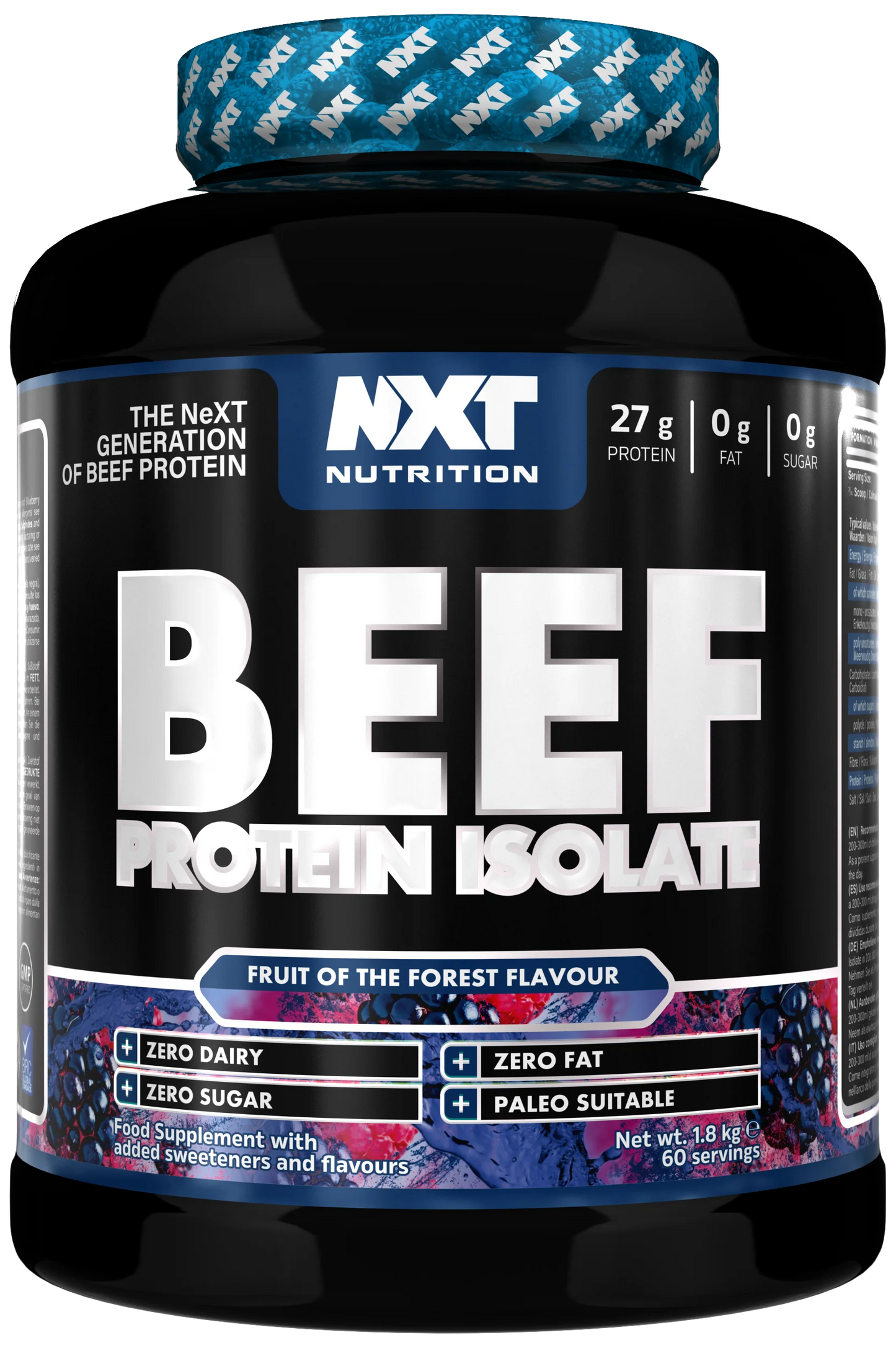 NXT Nutrition Liellopa proteīna izolāts / Beef Protein Isolate 1.8kg