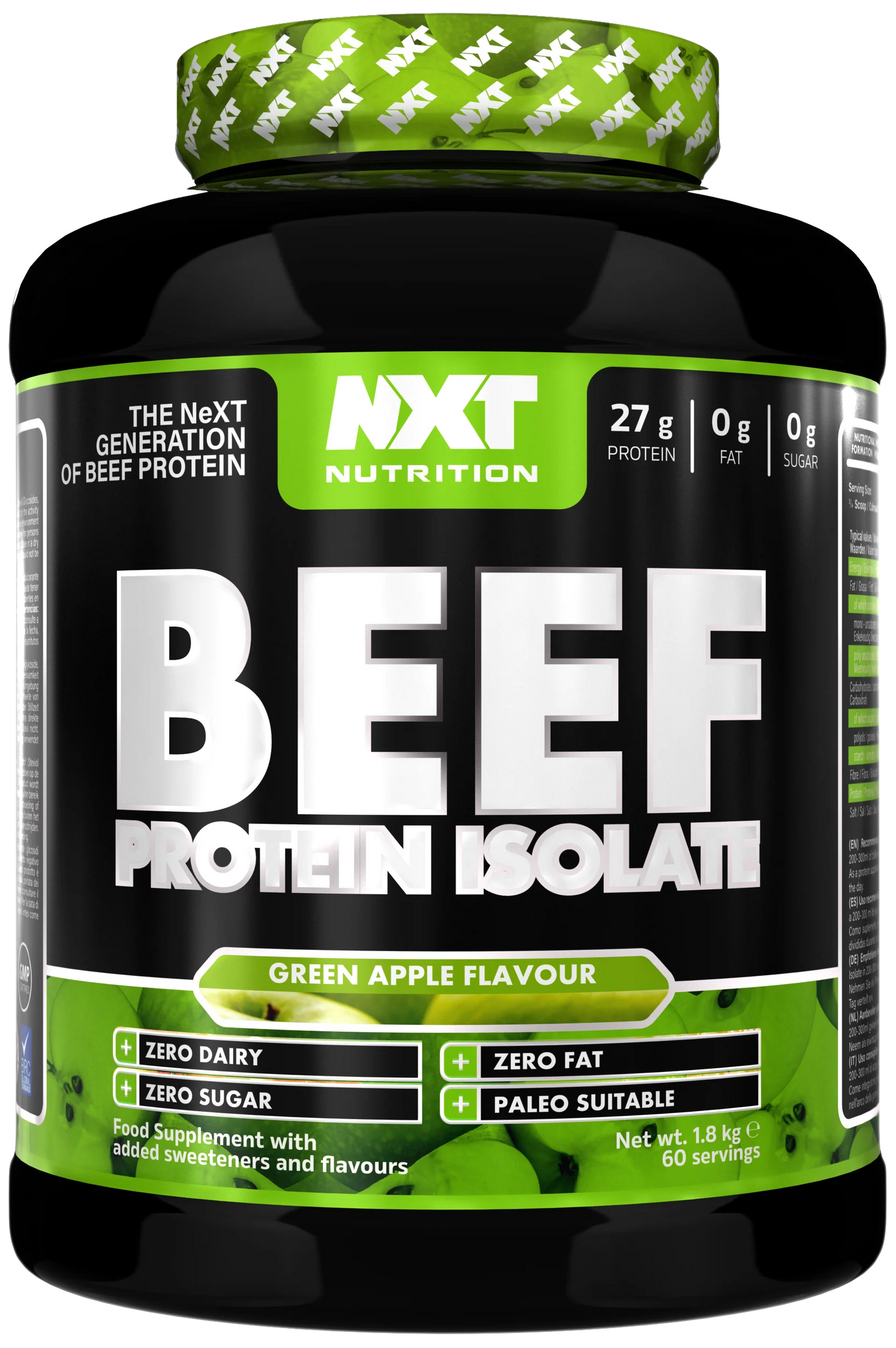 NXT Nutrition Liellopa proteīna izolāts / Beef Protein Isolate 1.8kg