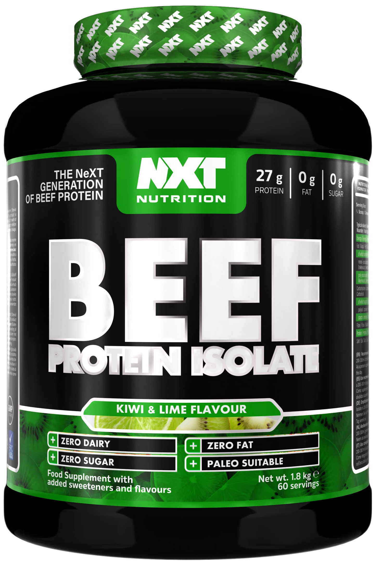 NXT Nutrition Liellopa proteīna izolāts / Beef Protein Isolate 1.8kg