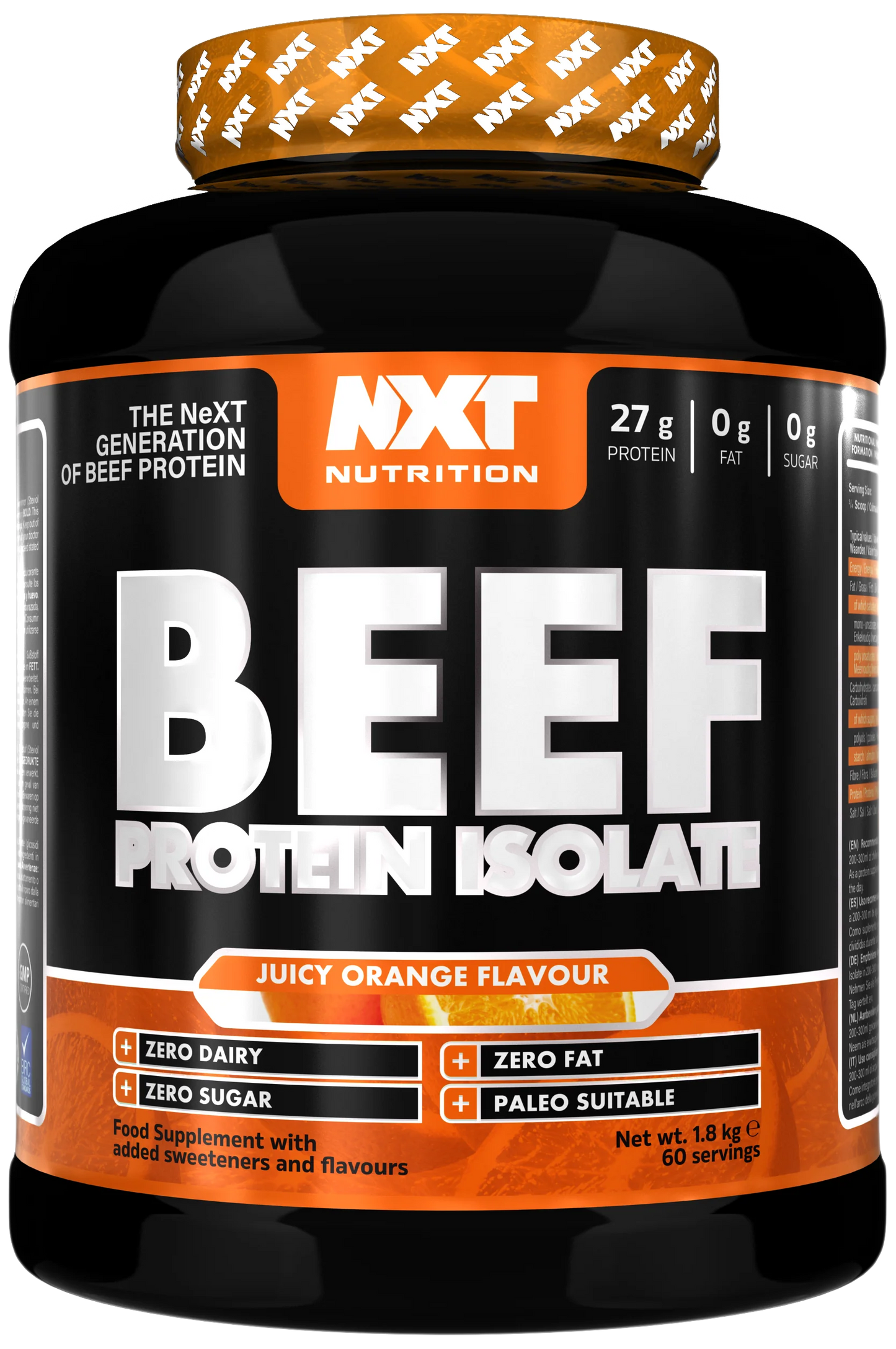 NXT Nutrition Liellopa proteīna izolāts / Beef Protein Isolate 1.8kg