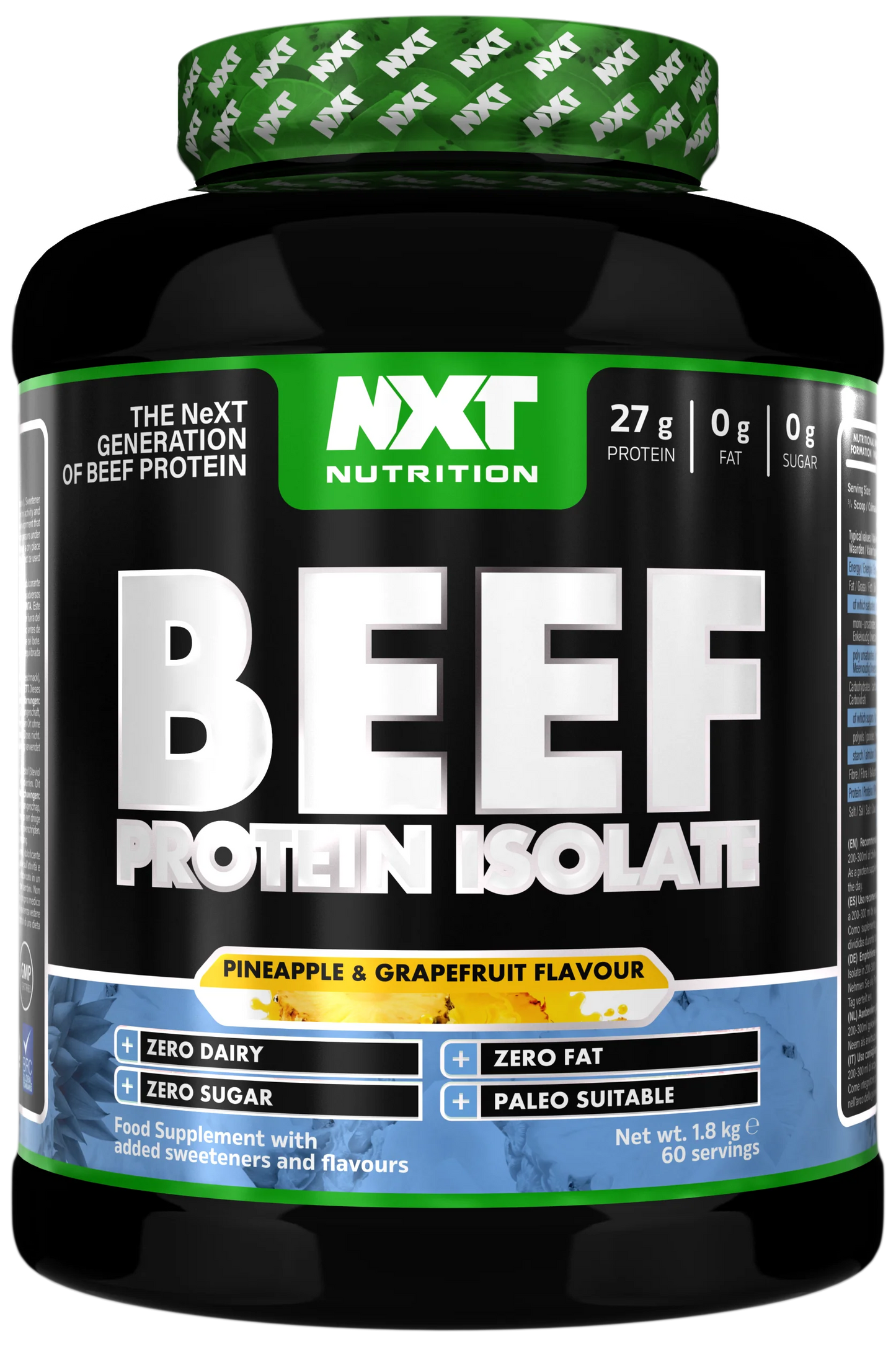 NXT Nutrition Liellopa proteīna izolāts / Beef Protein Isolate 1.8kg