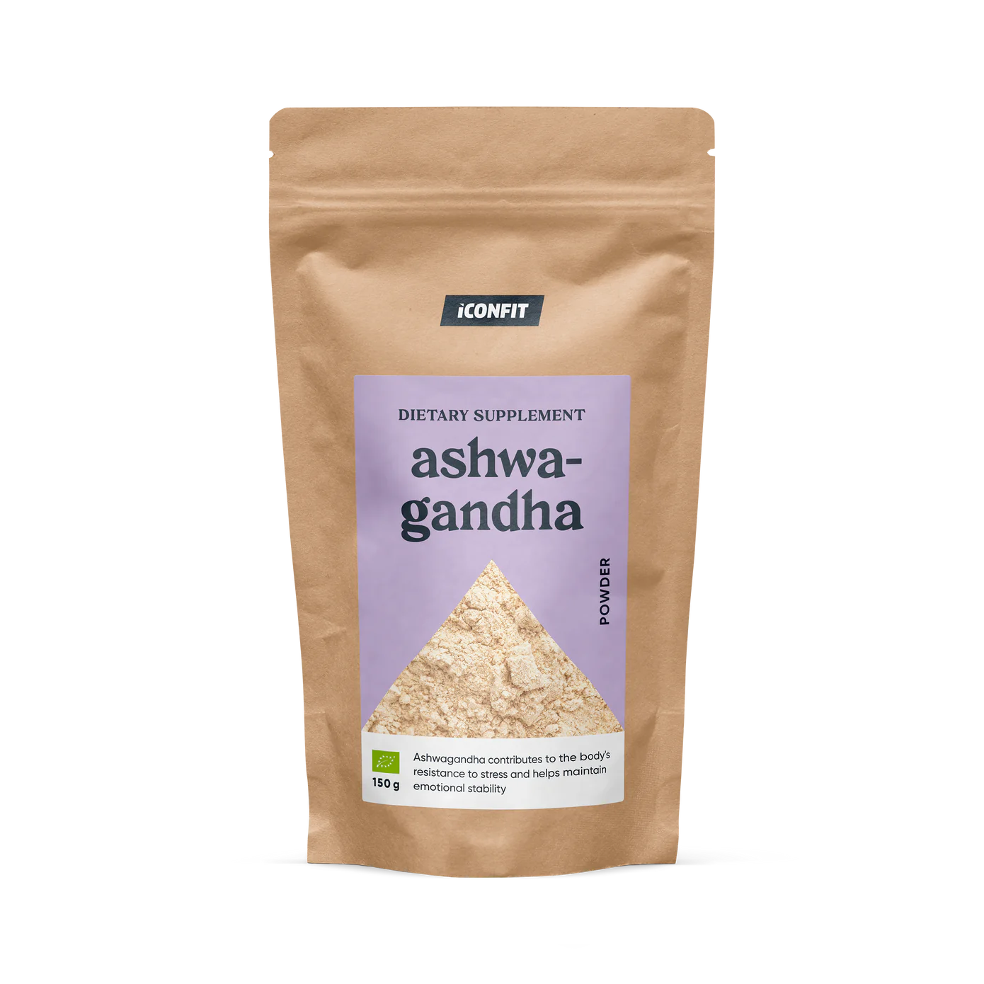 ICONFIT Organiskais Ašvaganda / Ashwagandha pulveris (150g)