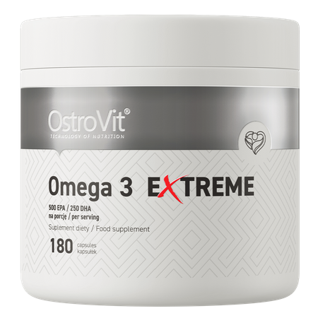 OstroVit Omega 3 Extreme, Zivju Eļļa 90/180 kapsulas
