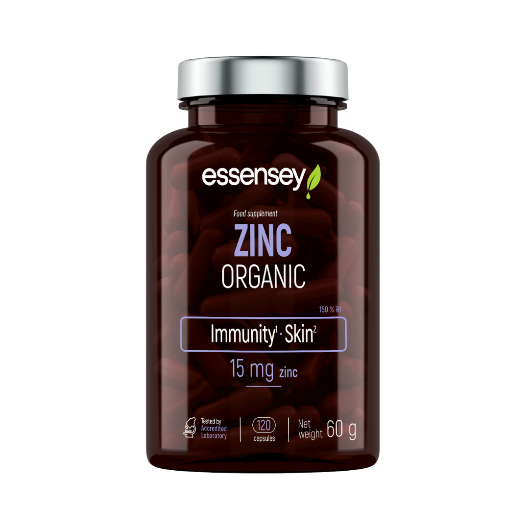 Essensey organiskais Cinks / ZINC ORGANIC (120 kapsulas)