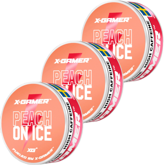 ЭНЕРГЕТИЧЕСКИЕ ПРОКЛАДКИ PEACH ICE (3 УПАКОВКИ / 60 ПРОКЛАДОК)